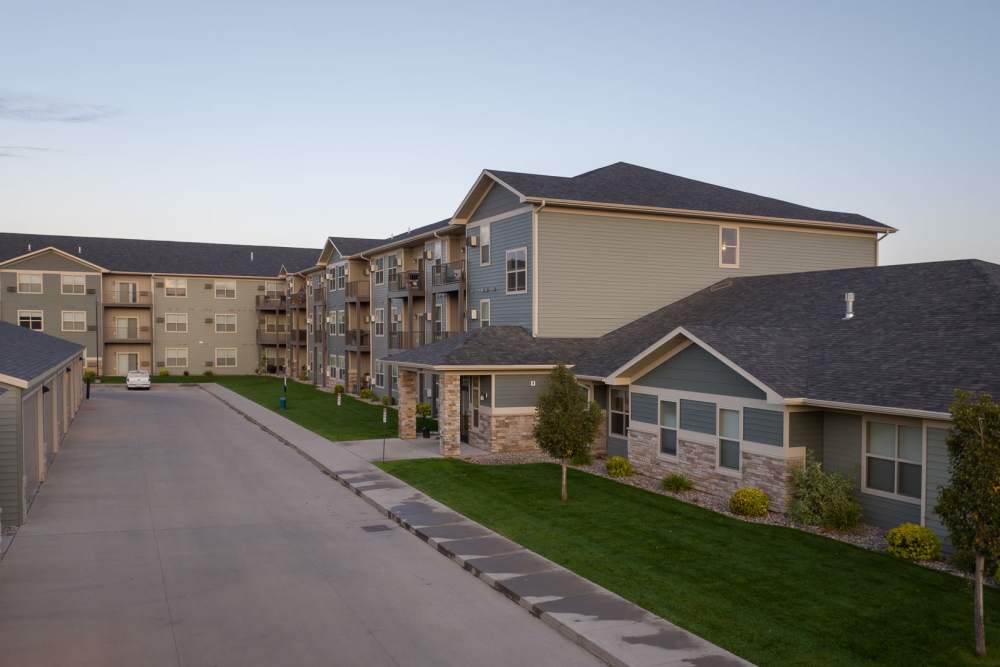 Charming community at University Commons in Williston, North Dakota