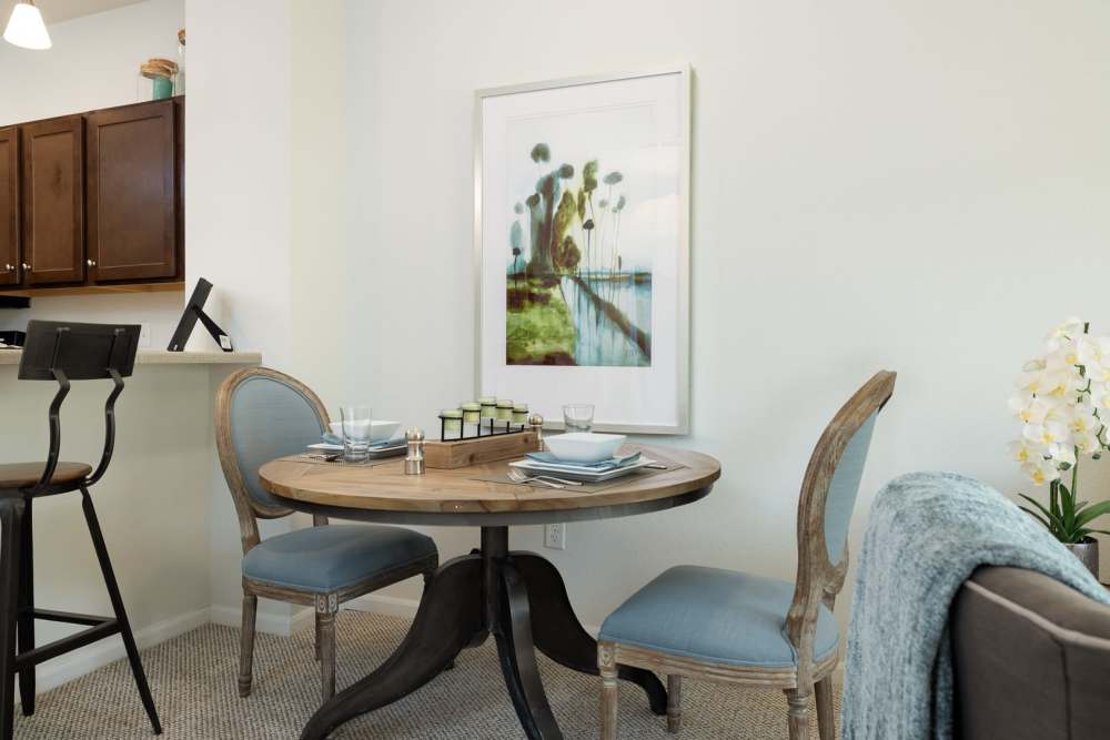 Dining table at Regency Apartment Homes in Williston, North Dakota