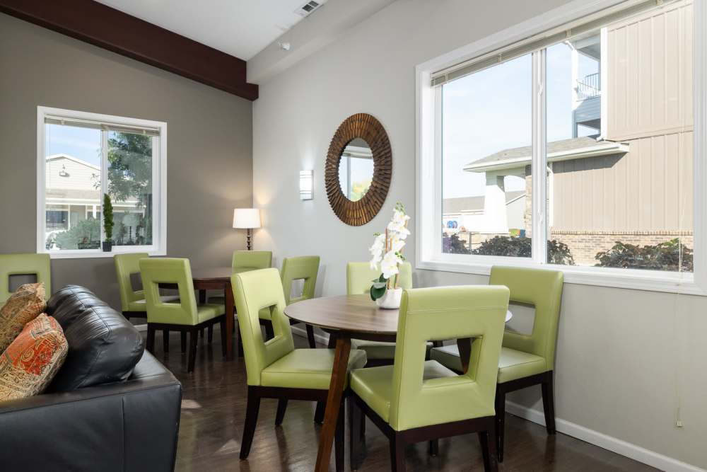 Dining space at Regency Apartment Homes in Williston, North Dakota