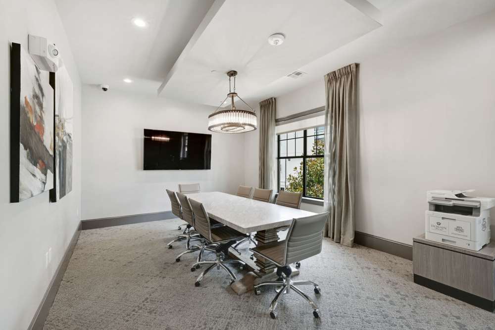 Clubhouse meeting room at Domain Memorial in Houston, Texas