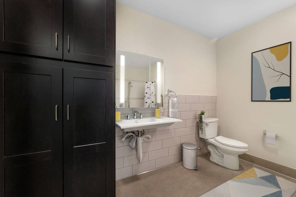 Bathroom at Tavernier Place in Acton. MA
