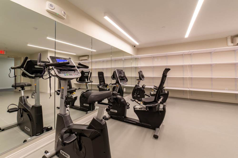 Fitness center at Tavernier Place in Acton,Massachusetts