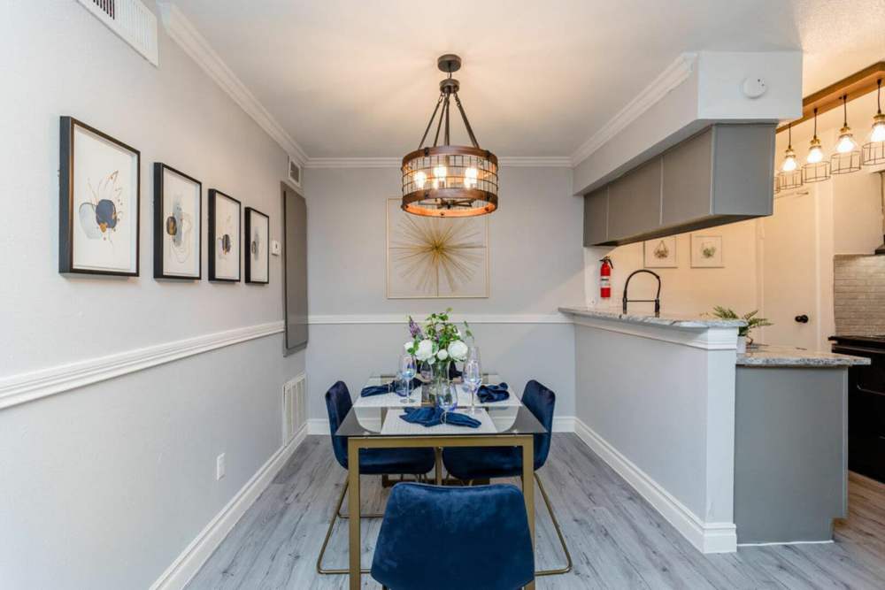 Dining area at Ridge Point in Houston, Texas