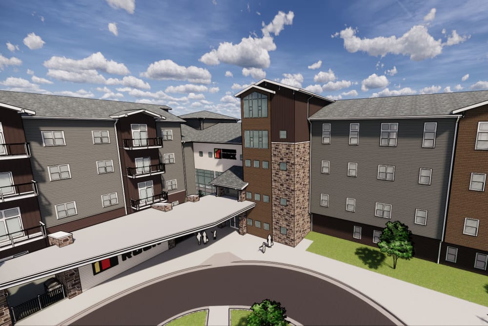 Rendering of Turners Rock in Springfield, Missouri.