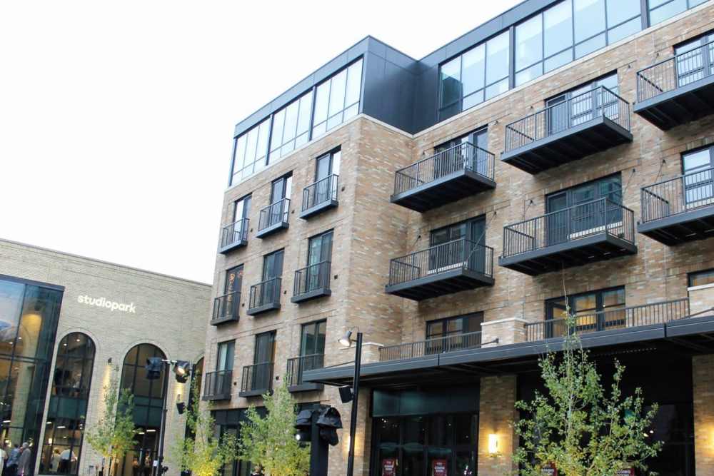 Rendering of apartments at Studio Park Lofts & Tower in Grand Rapids, Michigan
