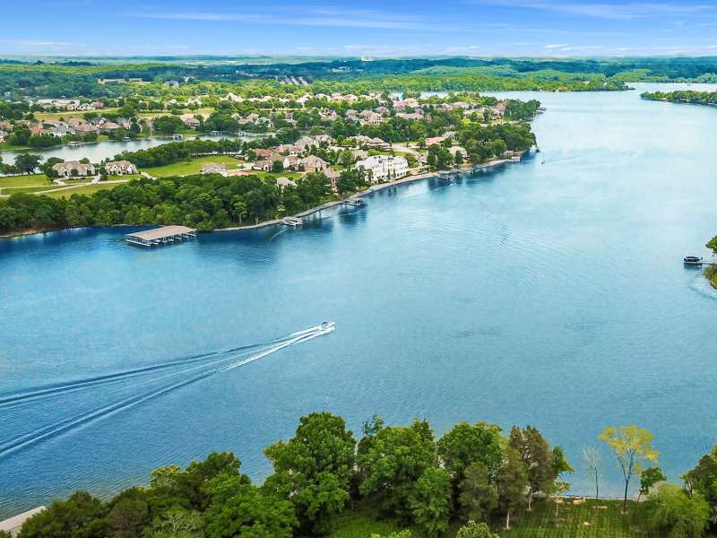 Old Hickory Lake near The Flats Of Donelson in Nashville, Tennessee.