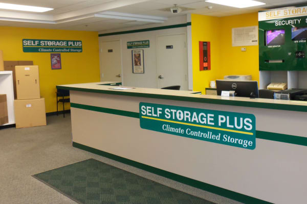 Storage boxes for sale at Self Storage Plus in Rockville, MD