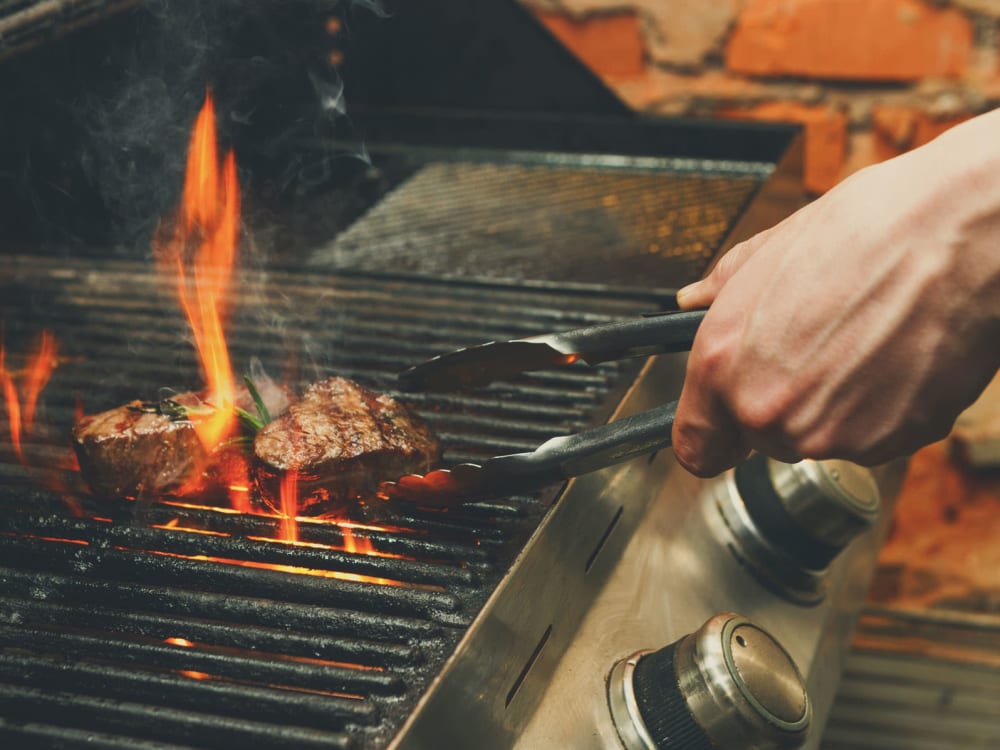 BBQ grill at Cyrene at Estrella in Goodyear, Arizona