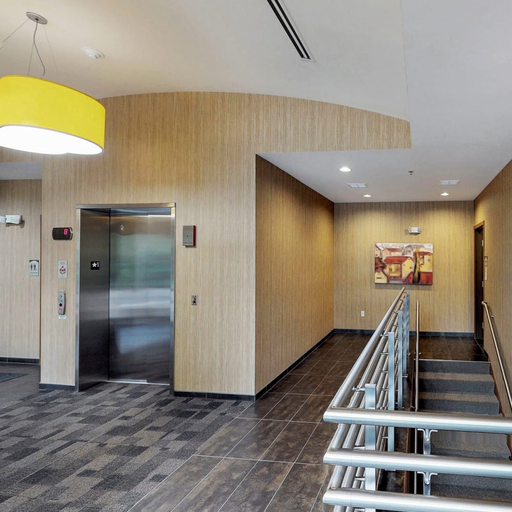 Elevator access to make your day easier at Oaks Glen Lake in Minnetonka, Minnesota