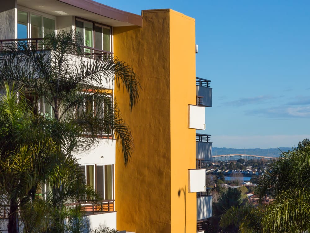 exterior photo of our community at Sofi Belmont Glen in Belmont, California