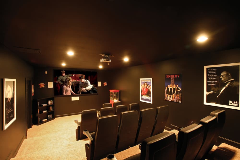 Movie theater at Overlook Terraces in Louisville. KY
