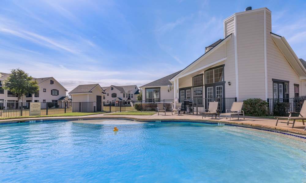 Swimming pool at Burkburnett Residences in Burkburnett, Texas