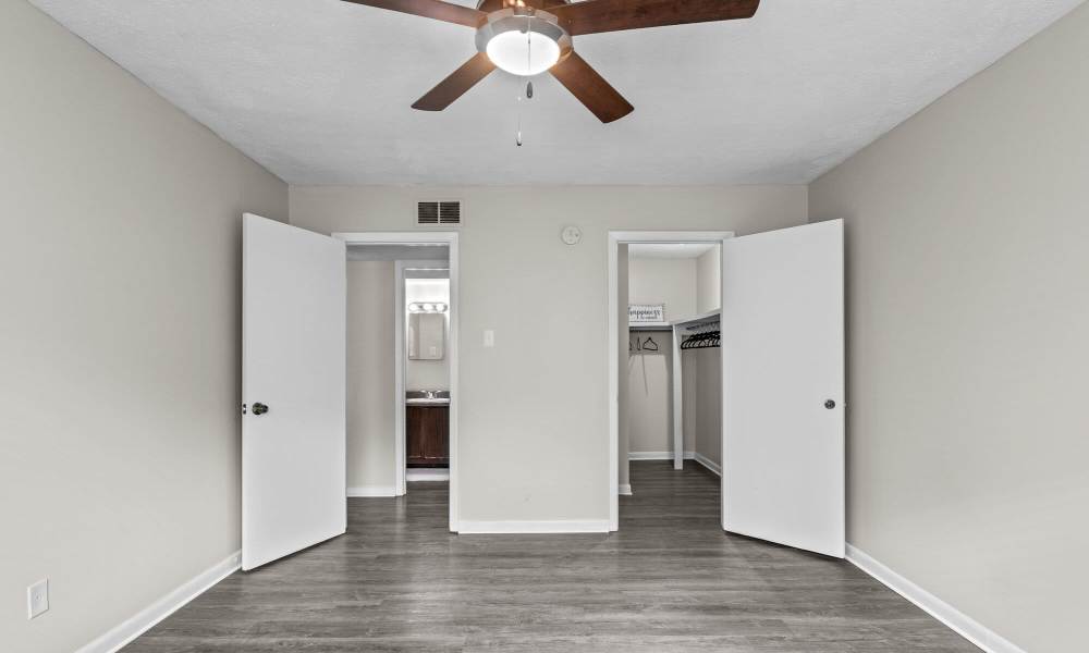 Interior of an apartment with connecting rooms at Commodore in Vicksburg, Mississippi