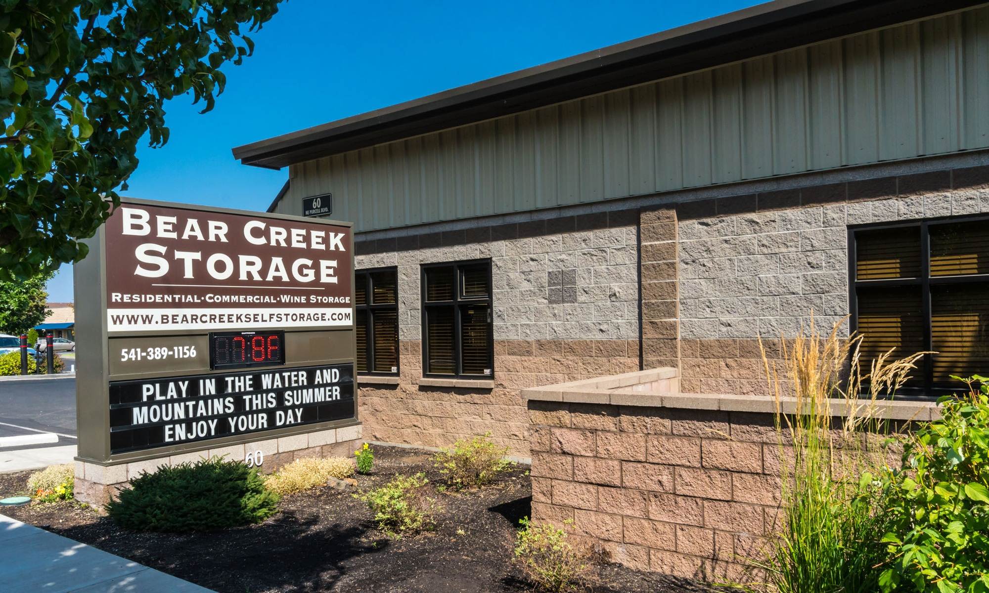 Self storage at Bear Creek Storage in Bend, Oregon