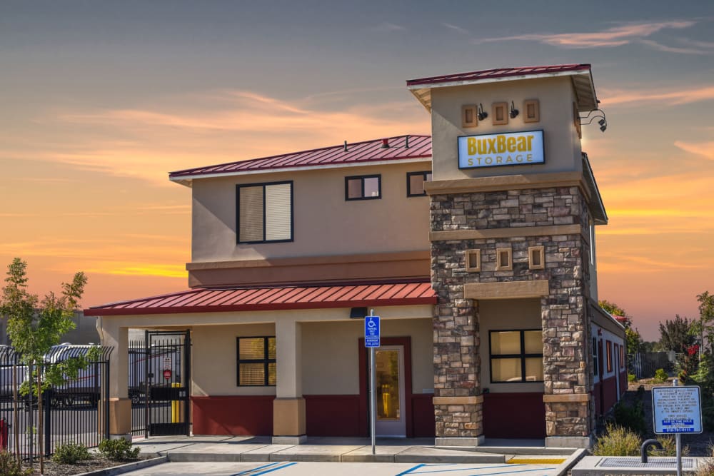 Exterior of BuxBear Storage Roseville in Roseville, California