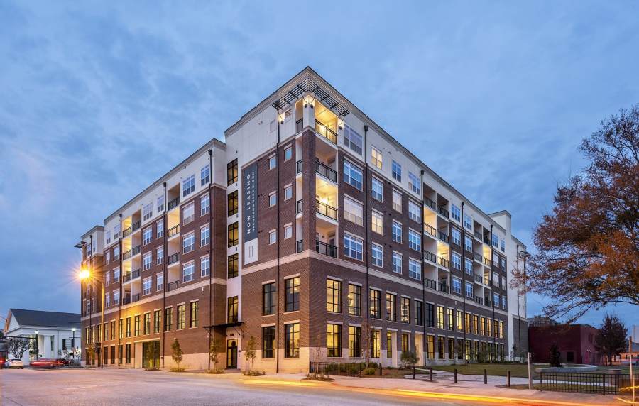 Exterior of The Heron Downtown in Baton Rouge, Louisiana