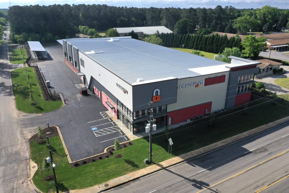 Side view of Aiken, South Carolina at Storage Units