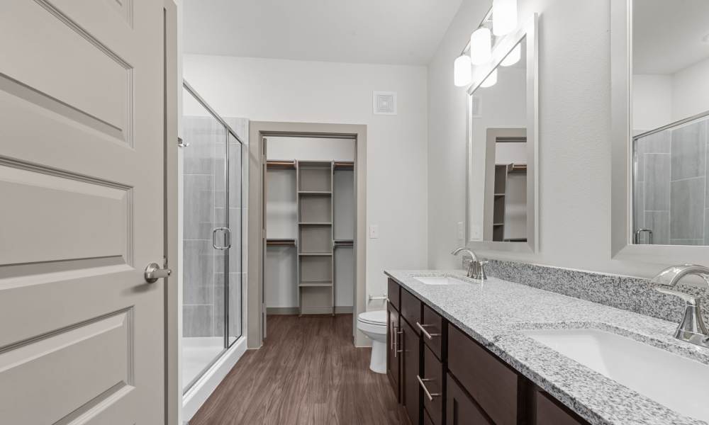 Bathroom with vanity unit at Opal Point at Kyle in Kyle,Texas
