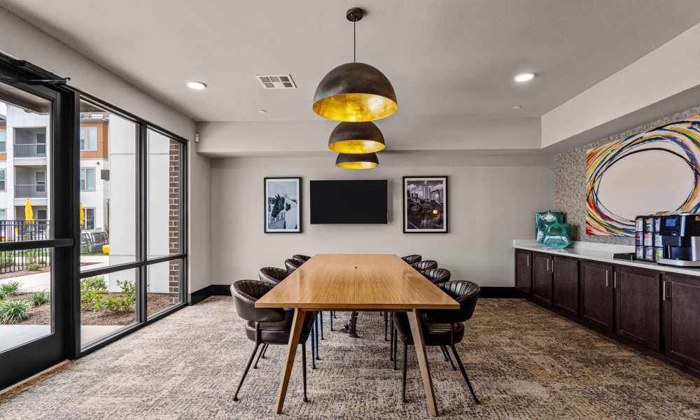 Conference room at Opal Point at Kyle in Kyle,Texas