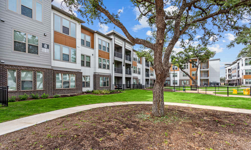 Exterior shot of an apartment at Opal Point at Kyle in Kyle,Texas