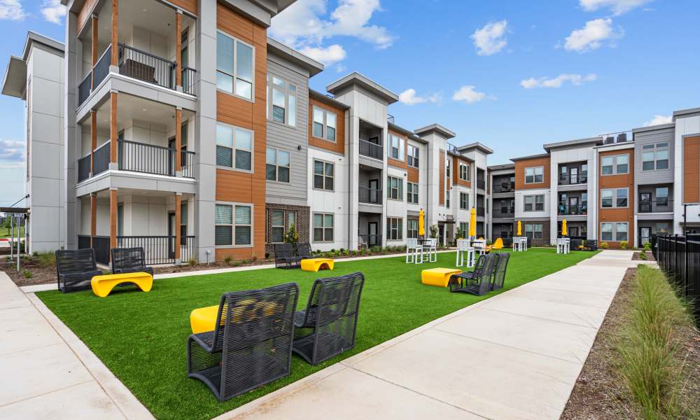 Outdoor space at Opal Point at Kyle in Kyle,Texas