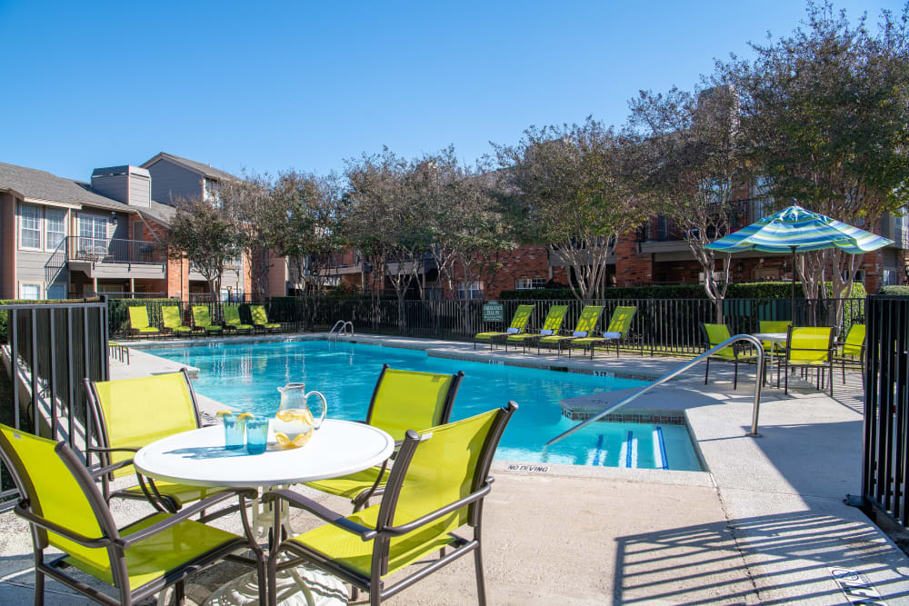 Swimming pool at Copper Chase in Arlington, Texas