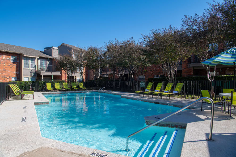 Community pool at Copper Chase in Arlington, Texas