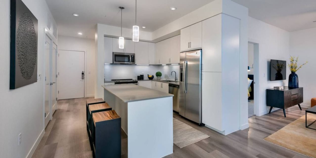 Modern kitchen at Copeland, Grand Prairie, Texas