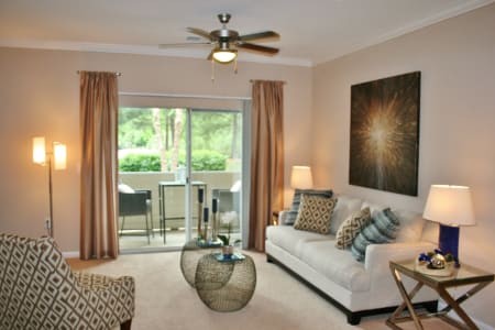 Dining room layout at Preston View in Morrisville, North Carolina