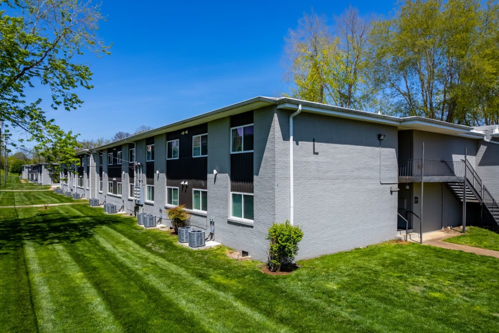 View of apartments at Gibson Creek Apartments in Madison, Tennessee