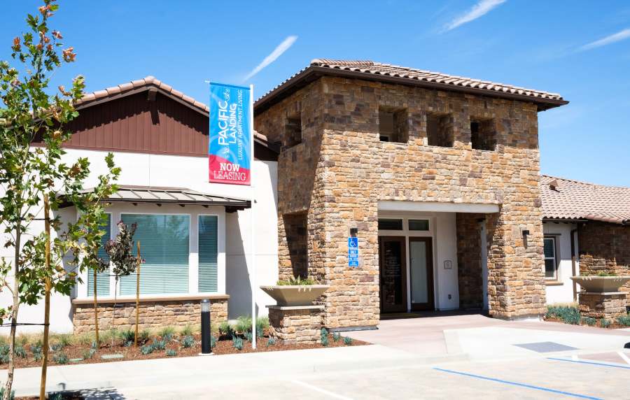 Apartment exterior at Pacific Landing in Murrieta, California