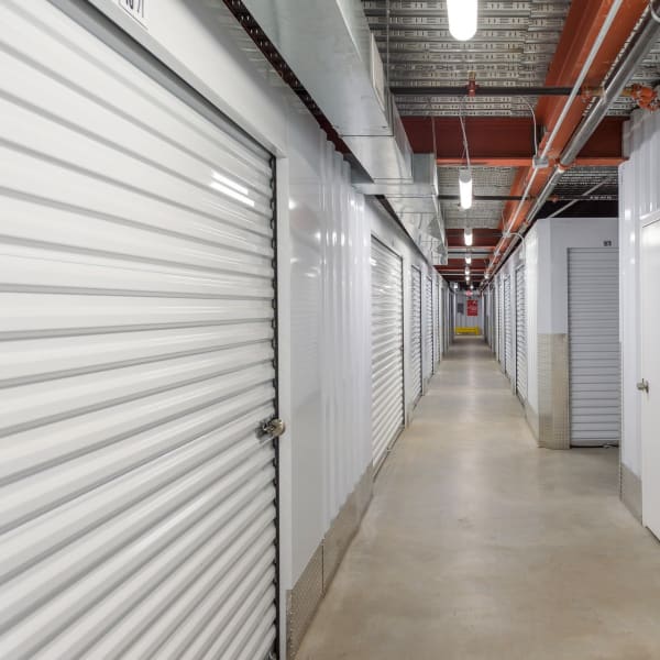 Indoor self storage units at StorQuest Self Storage in Thornwood, New York