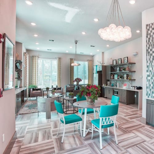 Clubhouse kitchen at Sawgrass Creek in New Port Richey, Florida