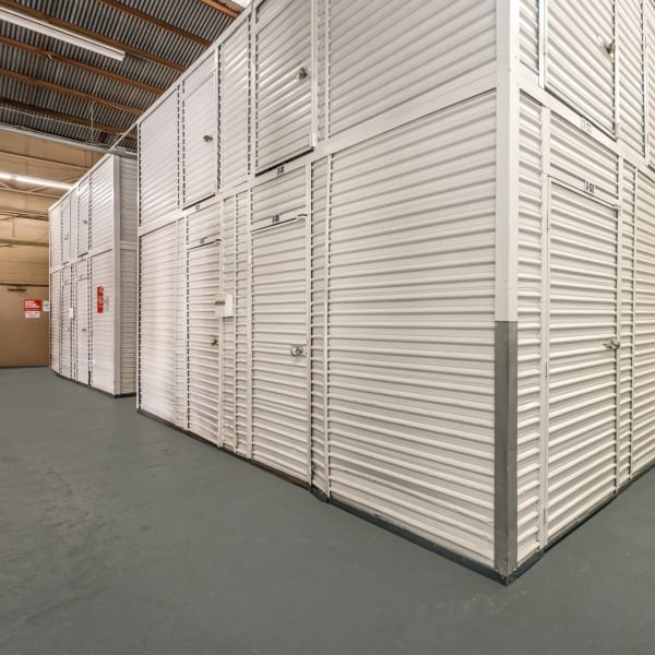 Interior self storage storage units at StorQuest Self Storage in Honolulu, Hawaii