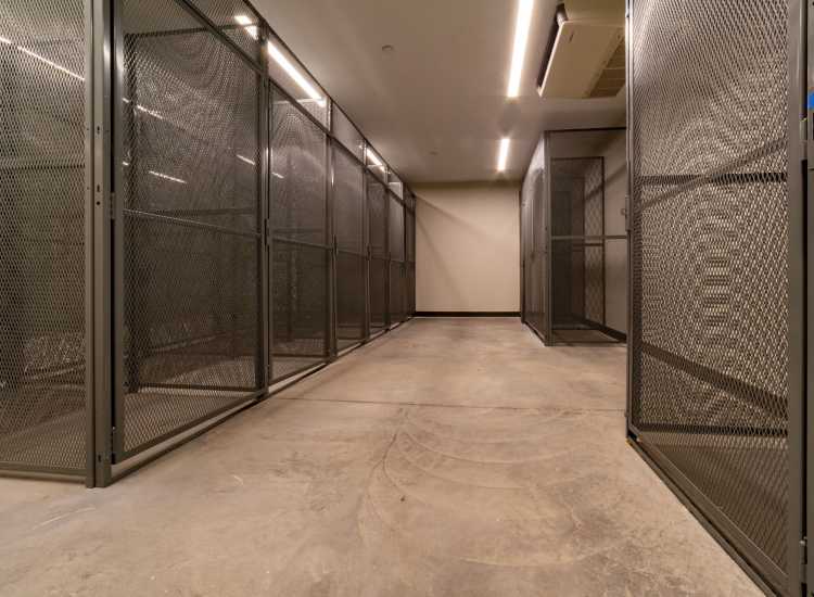 Storage room at Tavernier Place in Acton. MA