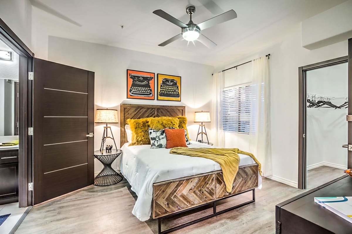 Model bedroom at Domain, Henderson, Nevada