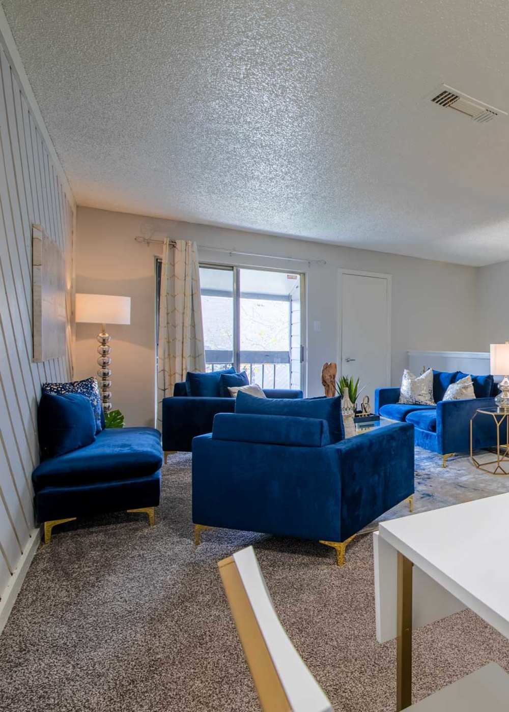 Living room at Moss Landing in San Antonio, Texas