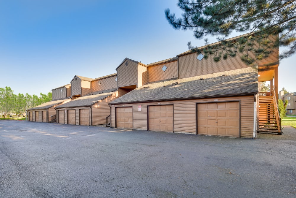 Garages at Renaissance at 29th Apartments in Vancouver, Washington