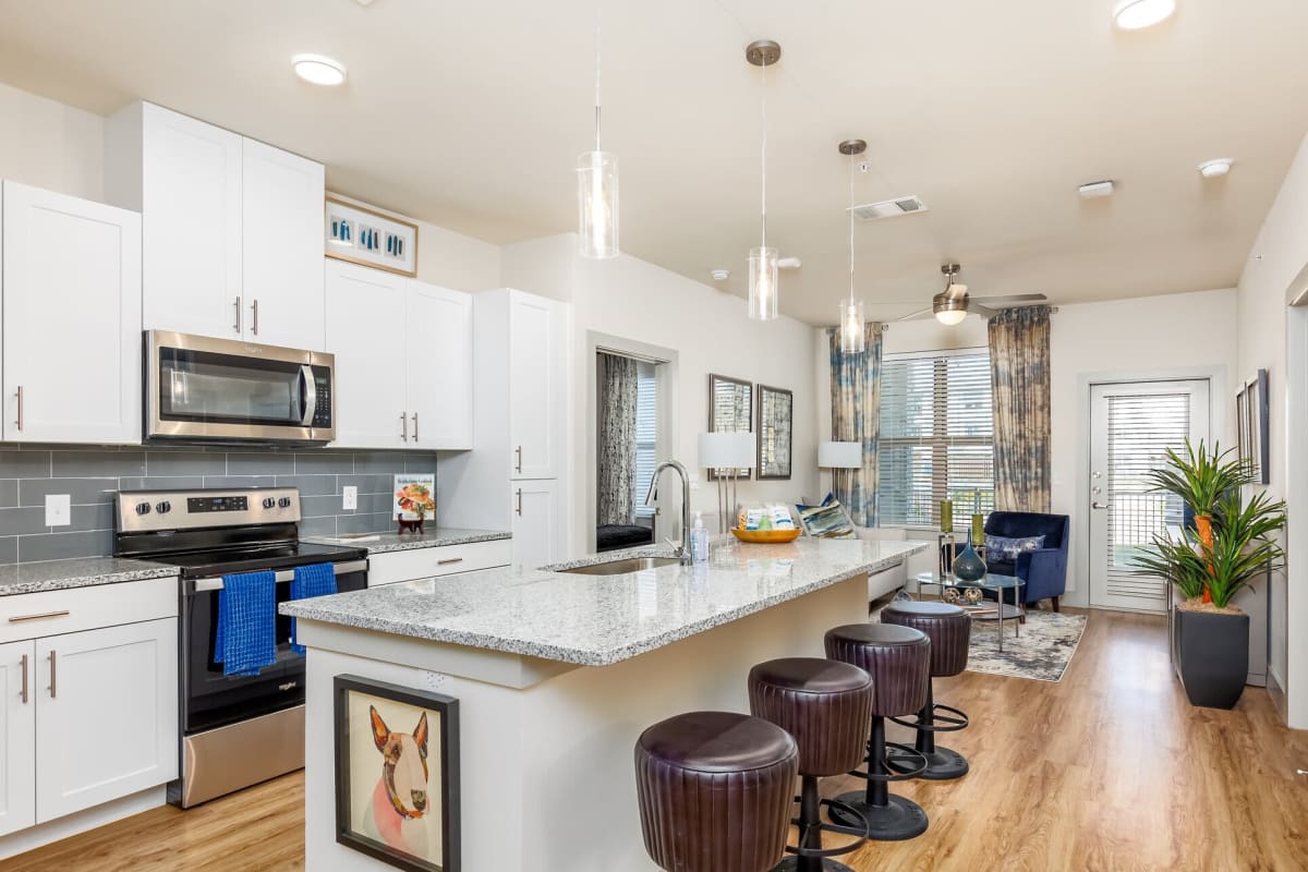 Home with wood-style flooring at Grand At Cibolo in Cibolo, Texas