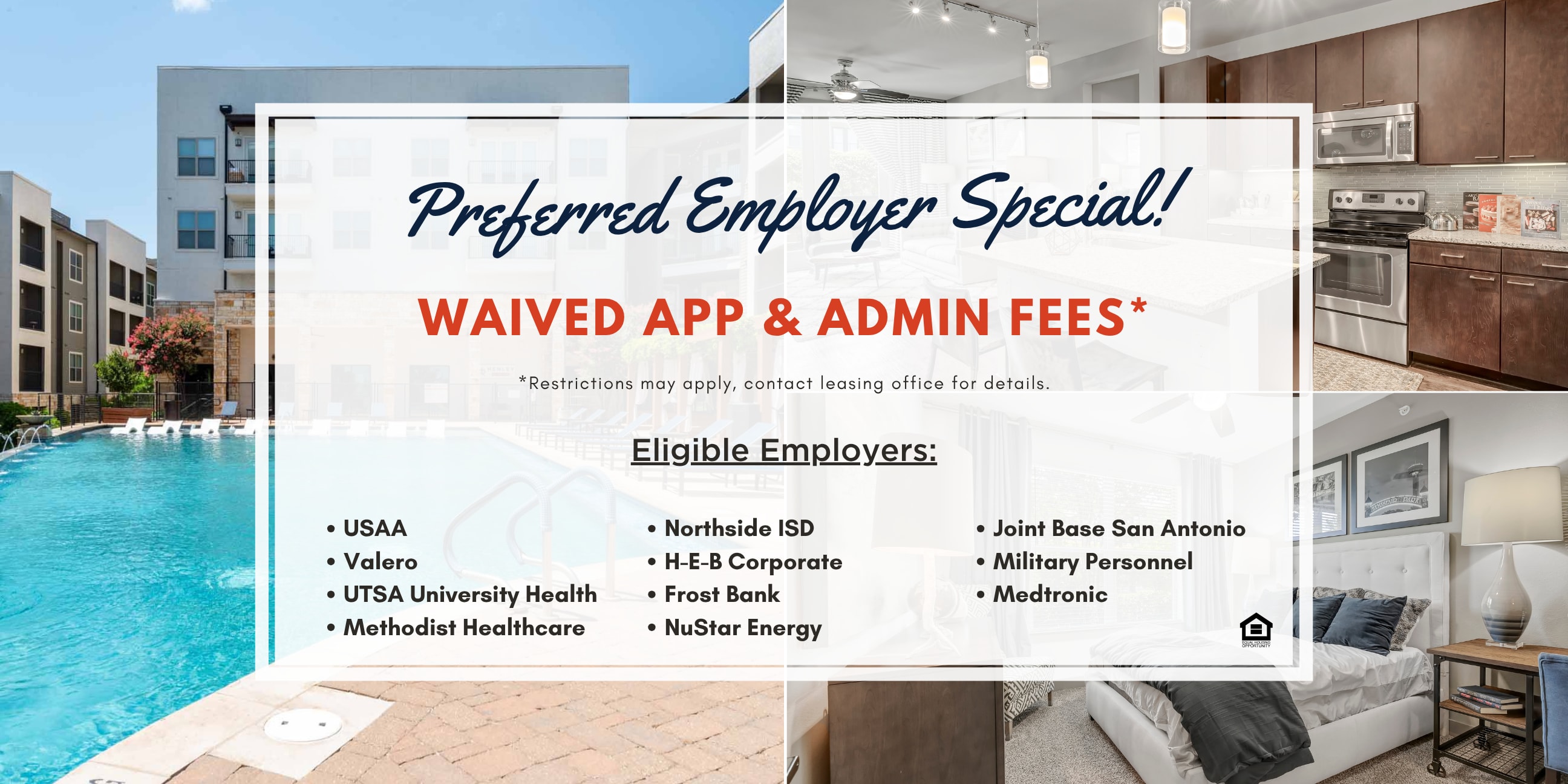 Preferred Employers Special at Henley at The Rim in San Antonio, Texas