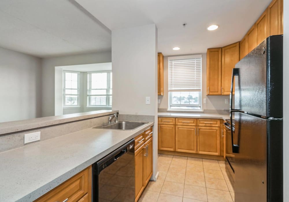 Spacious kitchen at Parc at Lyndhurst in Lyndhurst, New Jersey