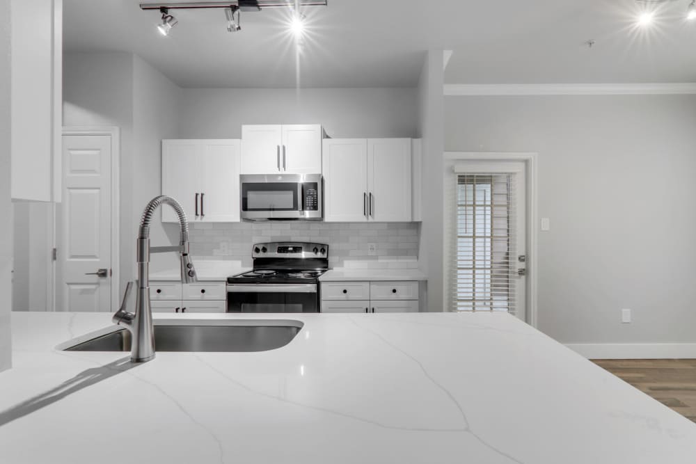 Kitchen with appliances at Wesley in Raleigh, North Carolina