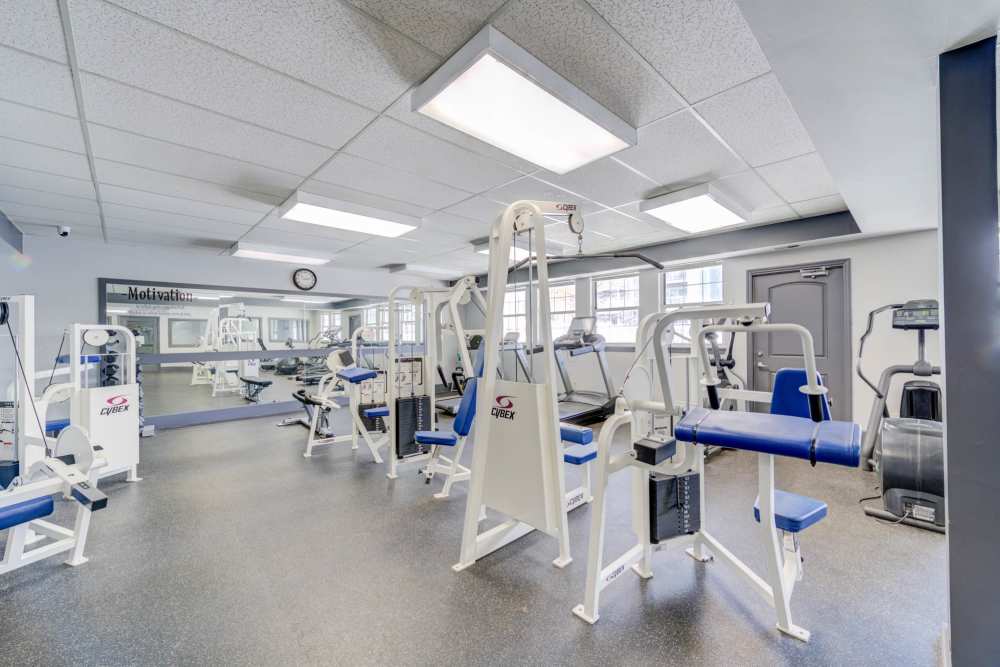 Gym at Bonhomme Village in Olivette. MO