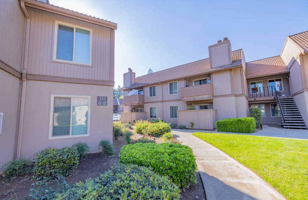 Apartments at Riverview Gardens Apartments in Fresno, California