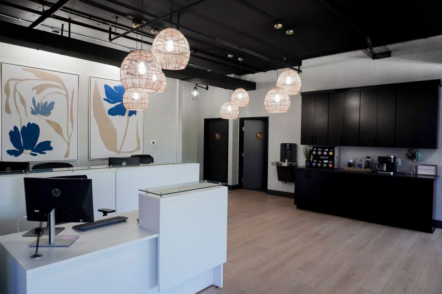 Coffee center at The Landing Ames in Ames, Iowa