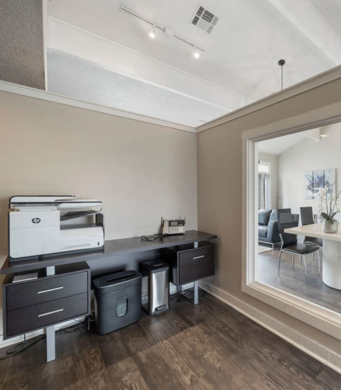 Business center at Regency Point Apartments in Tulsa, Oklahoma