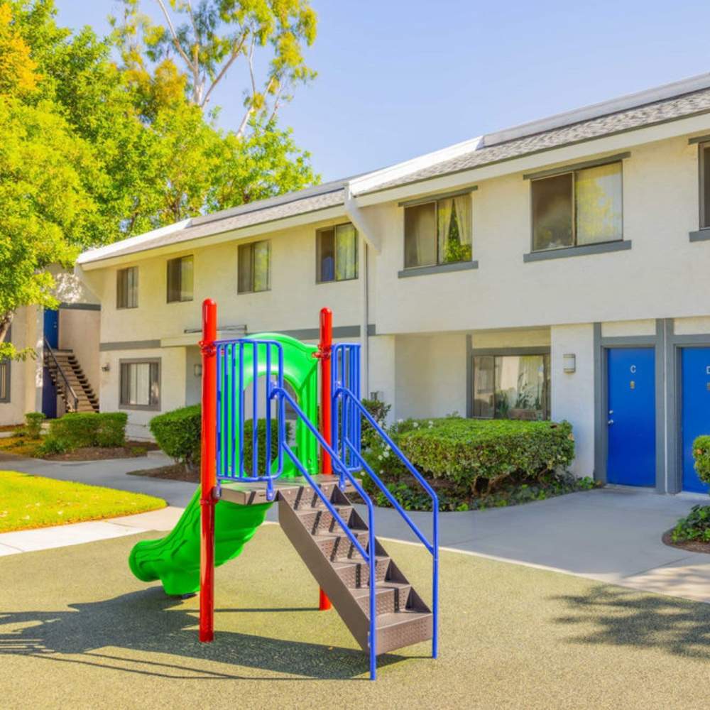 Kids playground at Fairvalley Villa in Covina, California  