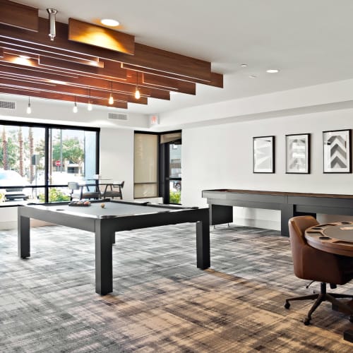 Billiards table at Marquis at Chandler in Chandler, Arizona
