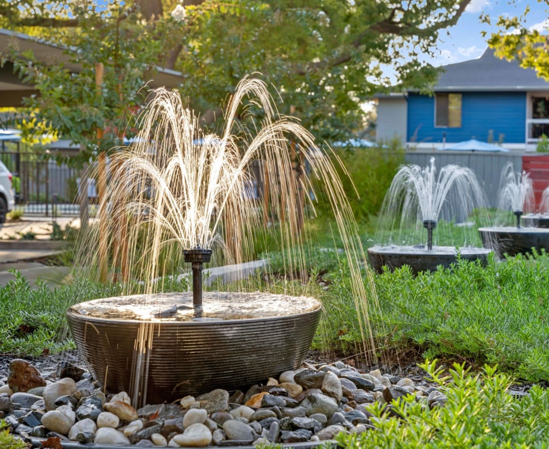 Water features at The Mews At Dixon Farms in Dixon, California