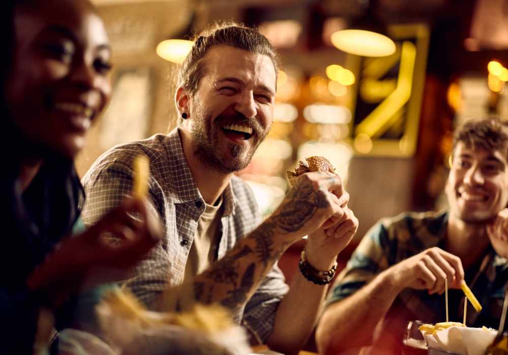 Residents enjoying delicious food near Pacific Landing in Murrieta, California